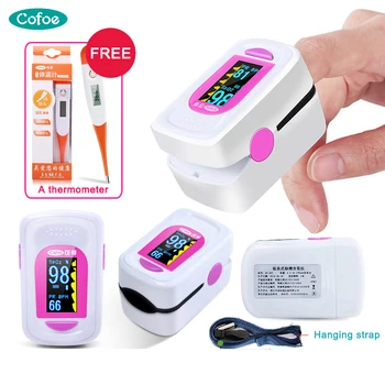 Cofoe Fingertip OLED pulse Oximeter Fingertip Blood Oxygen Meter SpO2 Pulse Rate Monitor FREE a oral thermometer
Cofoe Fingertip OLED pulse Oximeter Fingertip Blood Oxygen Meter SpO2 Pulse Rate Monitor FREE a oral thermometer