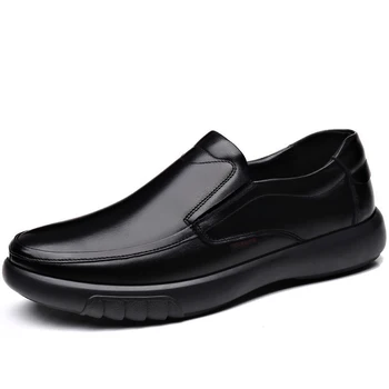 New Adult Luxury Genuine Leather Men Shoes Velvet Business Black Wedding Party Shoes Winter Warm Mens Dress Shoes 38-47 
New Adult Luxury Genuine Leather Men Shoes Velvet Business Black Wedding Party Shoes Winter Warm Mens Dress Shoes 38-47