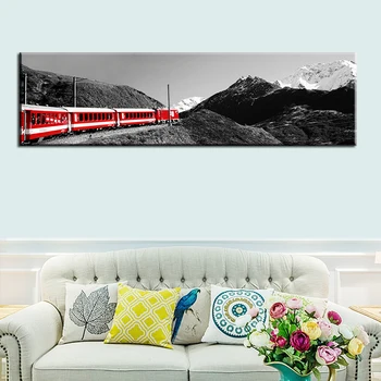 60x210cm-Red Train Landscape Canvas Print Posters and Prints Canvas Painting for Living Room Wall Art Painting Cuadros Decor
60x210cm-Red Train Landscape Canvas Print Posters and Prints Canvas Painting for Living Room Wall Art Painting Cuadros Decor