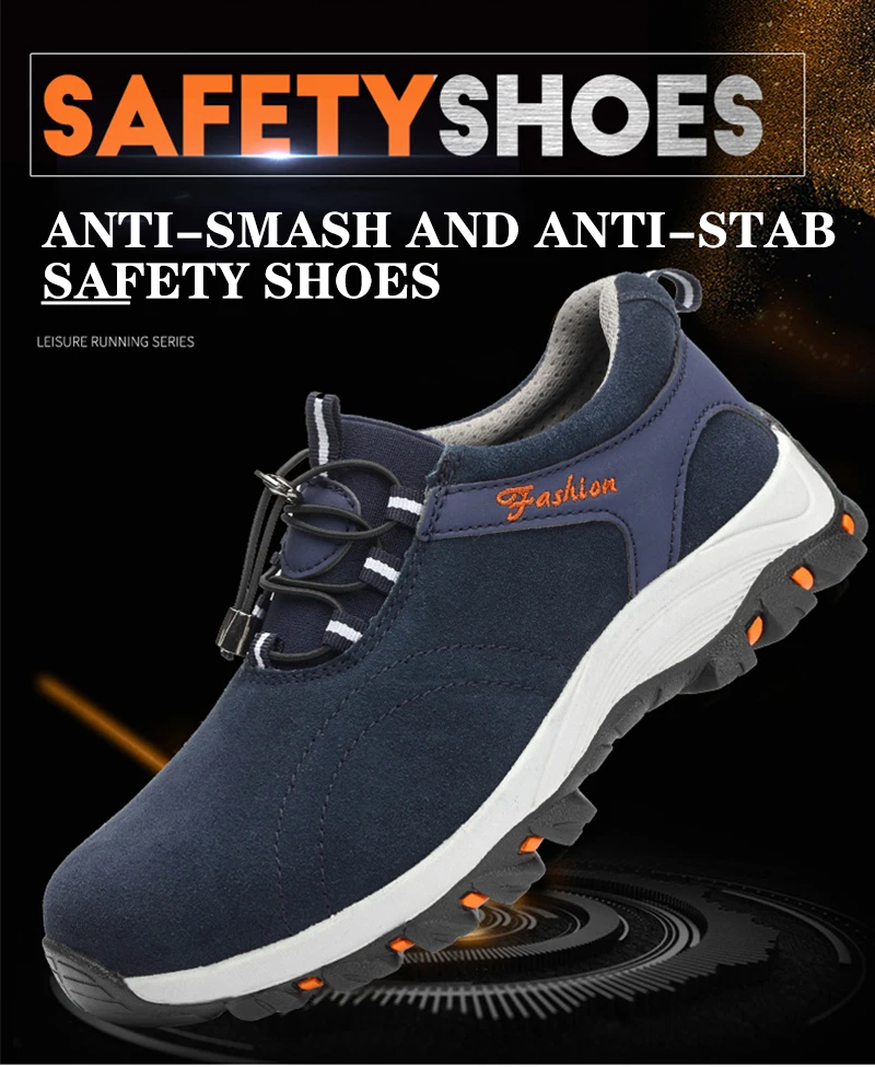 Shop Generic Lightweight Safety Boots Men's Work Shoes Antipiercing
