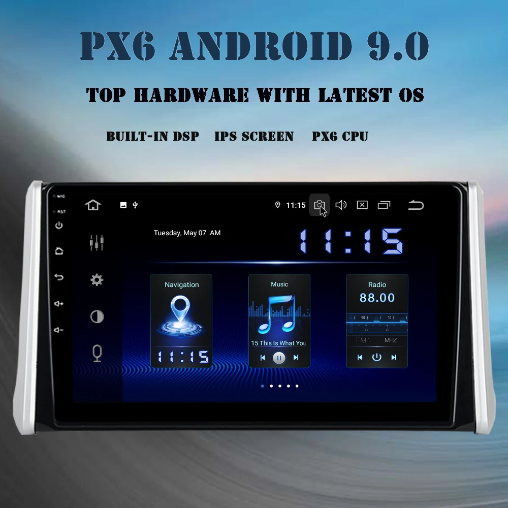 Android 9.0 Car Multimedia player for Toyota RAV4 2018 2019 Radio GPS navigation 2 din Build-in DSP HDMI 10.2" IPS 4GB+64GB
Android 9.0 Car Multimedia player for Toyota RAV4 2018 2019 Radio GPS navigation 2 din Build-in DSP HDMI 10.2" IPS 4GB+64GB