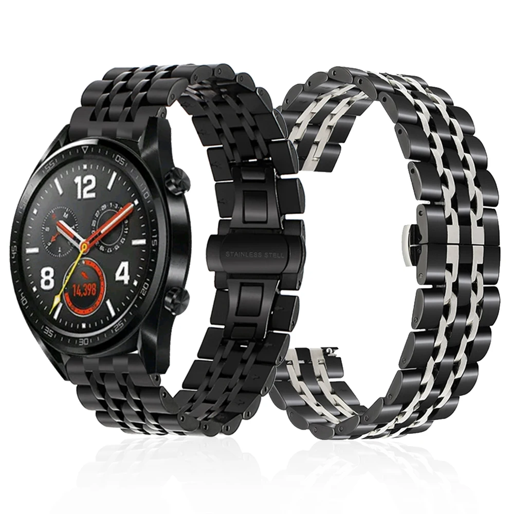 Металлический Ремешок Для HUAWEI WATCH GT/GT Active 46 мм браслет из нержавеющей стали для 2/2