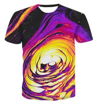 New 3D dynamic printing geometric creative design pattern color summer breathable top psychedelic vertigo T-shirt trend Menwomen
New 3D dynamic printing geometric creative design pattern color summer breathable top psychedelic vertigo T-shirt trend Menwomen