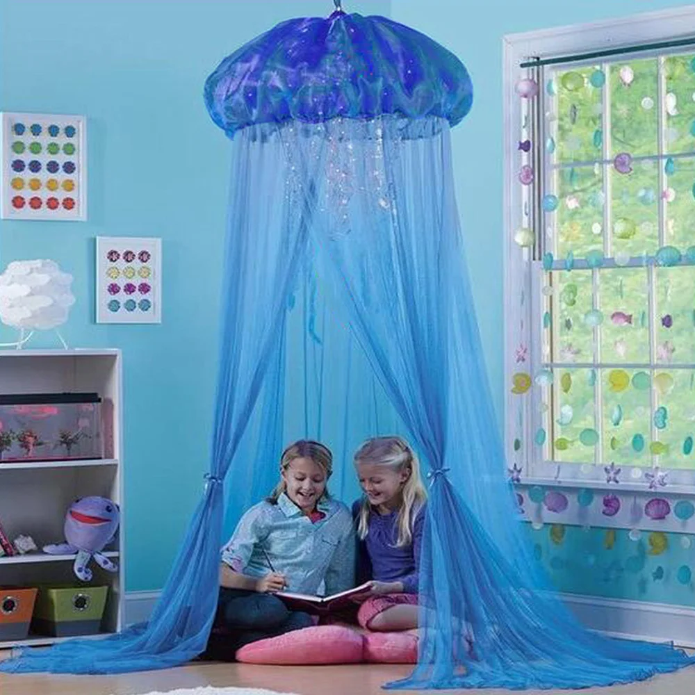 Children Mesh Tent New Marine Life Jellyfish Crib Mosquito Net Multifunction Baby Room Decoration Baby Bed Creative Mosquito Net
Children Mesh Tent New Marine Life Jellyfish Crib Mosquito Net Multifunction Baby Room Decoration Baby Bed Creative Mosquito Net