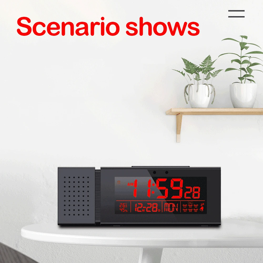 IR Human Body Sense Clock Color Changing Night Light Alarm Clock Digital Thermometer Table Clock Bedside Luminous Electric Clock
IR Human Body Sense Clock Color Changing Night Light Alarm Clock Digital Thermometer Table Clock Bedside Luminous Electric Clock