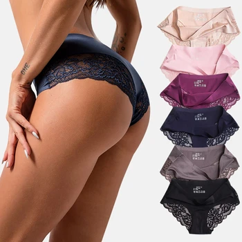 6Color Sexy Women Lingerie Lace Underwear Seamless Breathable Hollow Briefs Solid Woman Nylon Low Rise Lingerie Sexy Panties
6Color Sexy Women Lingerie Lace Underwear Seamless Breathable Hollow Briefs Solid Woman Nylon Low Rise Lingerie Sexy Panties