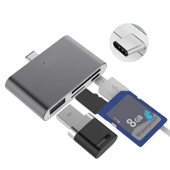 Elisona Multi Function Type-C HUB OTG USB Card Reader Adapter for CF SD TF Card for MacBook Air Samsung Galaxy Note 8
Elisona Multi Function Type-C HUB OTG USB Card Reader Adapter for CF SD TF Card for MacBook Air Samsung Galaxy Note 8