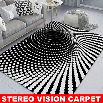 Visual Illusion Rug 3D Carpet Black and White Rugs Geometric Art Carpet for Living Room Bedroom @LS
Visual Illusion Rug 3D Carpet Black and White Rugs Geometric Art Carpet for Living Room Bedroom @LS