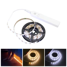 

Wireless PIR Motion Sensor LED Strip Light Waterproof Dimmable Lamp 60leds/M Tape For Room Stairs Hallway Closet Wardrobe