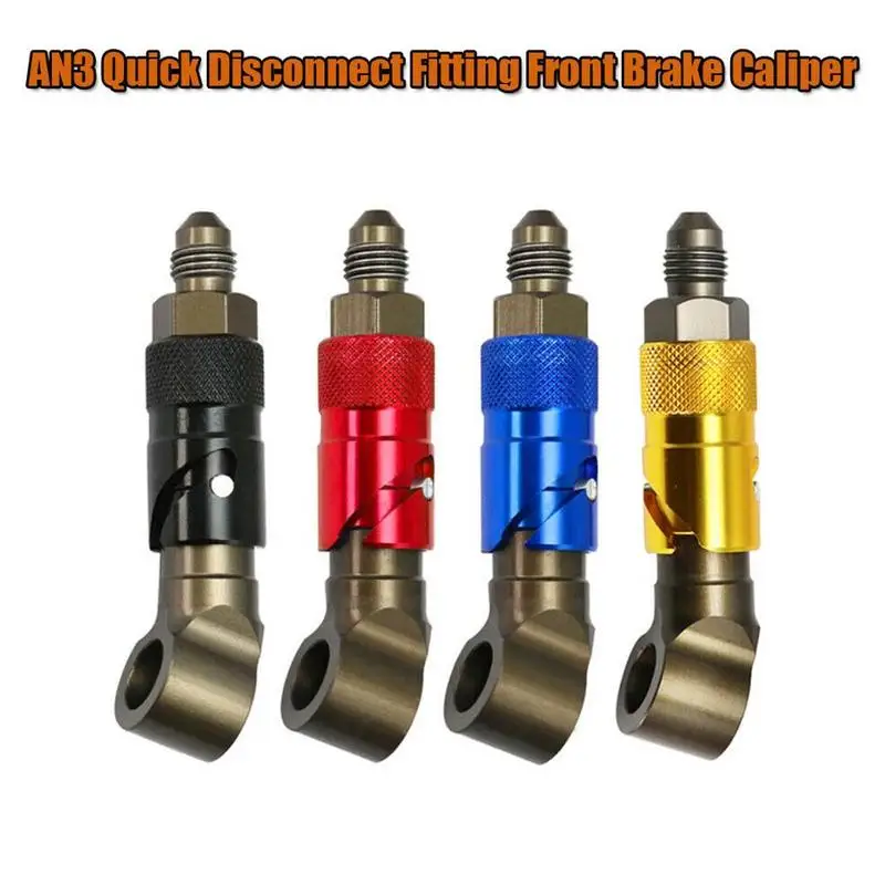 Motorcycle brake hose connector Motorcycle brake caliper AN3 elbow oil cut Universal quick release interface for brake calipers
Motorcycle brake hose connector Motorcycle brake caliper AN3 elbow oil cut Universal quick release interface for brake calipers