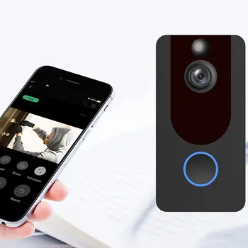 V7 HD 1080P Smart WiFi Video Doorbell Camera Visual Intercom With Chime Night vision IP Door Bell Wireless Security Camera
V7 HD 1080P Smart WiFi Video Doorbell Camera Visual Intercom With Chime Night vision IP Door Bell Wireless Security Camera