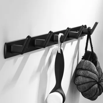 Hole-Perforated Black Row Hook Coat Hook Bathroom Coat Hook Hardware Bathroom Hook Unit Wall Clothes Hook Solid Hanging Hook
Hole-Perforated Black Row Hook Coat Hook Bathroom Coat Hook Hardware Bathroom Hook Unit Wall Clothes Hook Solid Hanging Hook