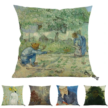 Dutch Impressionist painter First Steps (after Millet) Painting art Cotton and linen square pillow Cushion cover Home sofa Decor
Dutch Impressionist painter First Steps (after Millet) Painting art Cotton and linen square pillow Cushion cover Home sofa Decor