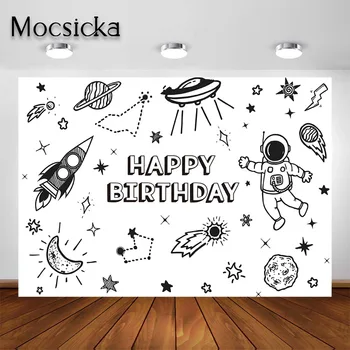 Mocsicka Space Birthday Party Backdrop for Kids Party Decorations Outer Space Astronaut Birthday Banner Background Photo Shoot
Mocsicka Space Birthday Party Backdrop for Kids Party Decorations Outer Space Astronaut Birthday Banner Background Photo Shoot