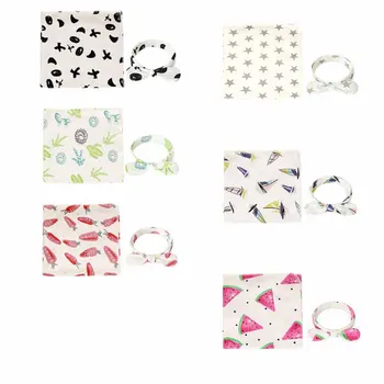 Pure Cotton Newborn Baby Boy or Girl Hair Band and Blanket Set Swaddle Blanket Wrap Sleeping Bag for 0-3-6 Months
Pure Cotton Newborn Baby Boy or Girl Hair Band and Blanket Set Swaddle Blanket Wrap Sleeping Bag for 0-3-6 Months