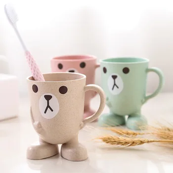 Pink Green Cartoon Animal Wheat Straw Toothbrush Cup Bathroom Mouthwash Home Travel Toothbrush Holder Cup Bathroom Accessories
Pink Green Cartoon Animal Wheat Straw Toothbrush Cup Bathroom Mouthwash Home Travel Toothbrush Holder Cup Bathroom Accessories