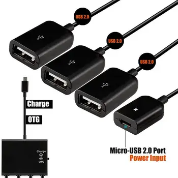 Micro USB HUB Power Adaptor 3-Port Charging Cable for Fire Stick USB OTG Hub Orange Pi,ODROID,Banana Pi,Raspbian Jessie Tablet
Micro USB HUB Power Adaptor 3-Port Charging Cable for Fire Stick USB OTG Hub Orange Pi,ODROID,Banana Pi,Raspbian Jessie Tablet