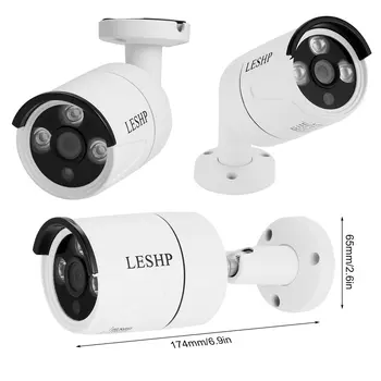 LESHP HD 4.0MP POE IP Camera Outdoor Waterproof Security Camera Day/Night Vision Motion Detection Intelligent Alarm
LESHP HD 4.0MP POE IP Camera Outdoor Waterproof Security Camera Day/Night Vision Motion Detection Intelligent Alarm