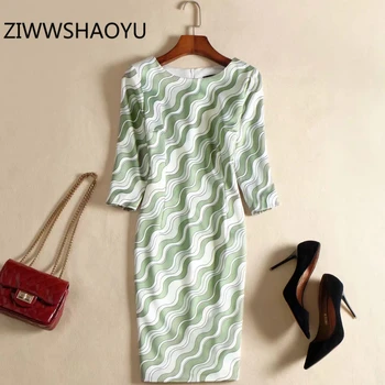 ZIWWSHAOYU Female Summer Striped Print Boho Holiday Mini Dress Fashion Designer Back Zippers Women Elegant Slim Pencil Dresses
ZIWWSHAOYU Female Summer Striped Print Boho Holiday Mini Dress Fashion Designer Back Zippers Women Elegant Slim Pencil Dresses