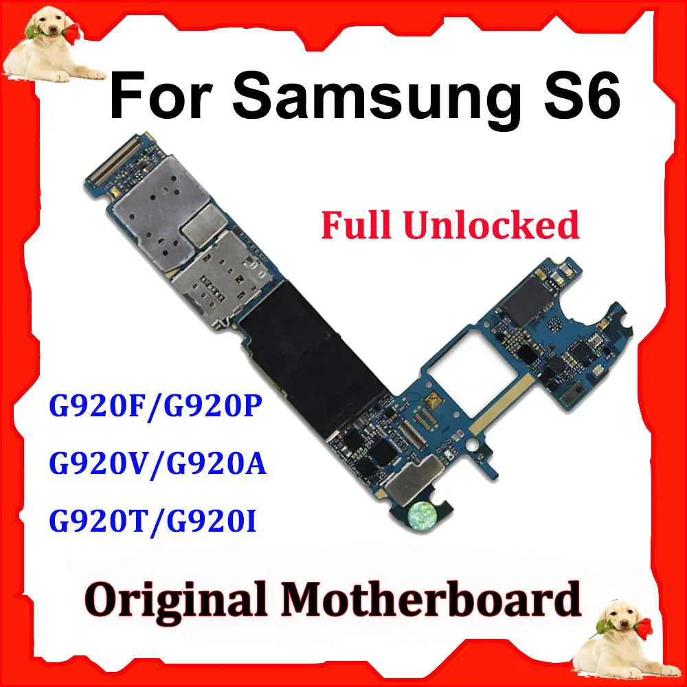 Original Motherboard For Samsung Galaxy S6 G920F G920P G920V G920A G920T G920I G920F Unlocked Mainboard Logic Mother Board parts
Original Motherboard For Samsung Galaxy S6 G920F G920P G920V G920A G920T G920I G920F Unlocked Mainboard Logic Mother Board parts