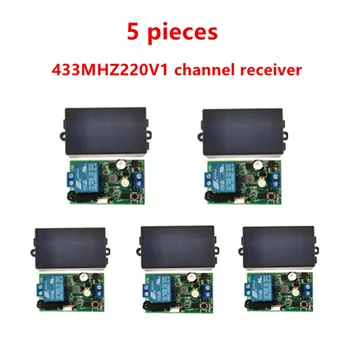 433MHz universal wireless remote control switch, AC.85 V, 110 V, 220 V, 1CH relay receiver, module and 433 MHz.EV1527 RF remote
433MHz universal wireless remote control switch, AC.85 V, 110 V, 220 V, 1CH relay receiver, module and 433 MHz.EV1527 RF remote