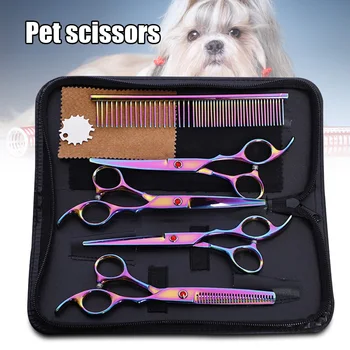 Newest Pet Hair Scissors Set Dog Groomings Scissors Set Cutting Thinning Curved Shears Comb Kit
Newest Pet Hair Scissors Set Dog Groomings Scissors Set Cutting Thinning Curved Shears Comb Kit
