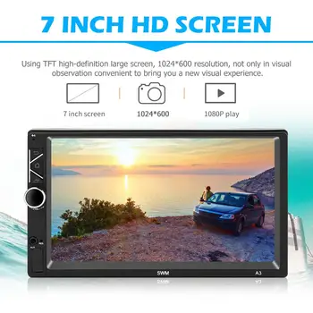 Double DIN Car Stereo GPS Navigation 7 inch Touch Screen Android 9.1 Bluetooth FM Radio Receiver Head Unit Intelligent System
Double DIN Car Stereo GPS Navigation 7 inch Touch Screen Android 9.1 Bluetooth FM Radio Receiver Head Unit Intelligent System