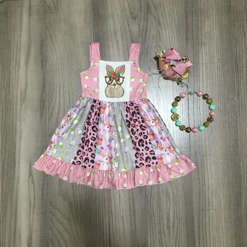 Easter baby girls spring summer children clothes milk silk leopard short sleeve Braces dress bunny knee length match accessories
Easter baby girls spring summer children clothes milk silk leopard short sleeve Braces dress bunny knee length match accessories