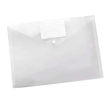Office A4 File Bag Transparent Plastic Thicken Button Closure Folder Filing Products Stationery Pouch Office School Items
Office A4 File Bag Transparent Plastic Thicken Button Closure Folder Filing Products Stationery Pouch Office School Items