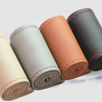 Artificial Leather Hand Sewing DIY Steering Wheel Cover 38cm Sweat-Absorbent Anti-slip Hand Sewing Steering Wheel Braid Thread
Artificial Leather Hand Sewing DIY Steering Wheel Cover 38cm Sweat-Absorbent Anti-slip Hand Sewing Steering Wheel Braid Thread