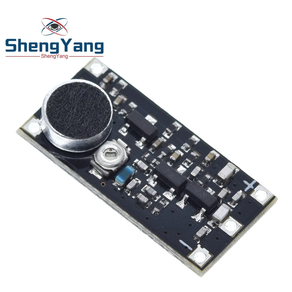 88-115MHz FM Wireless Microphone Surveillance Transmitter Module Board For Arduino Adjustable Capacitor DC 2V 9V 9mA Voltage
88-115MHz FM Wireless Microphone Surveillance Transmitter Module Board For Arduino Adjustable Capacitor DC 2V 9V 9mA Voltage