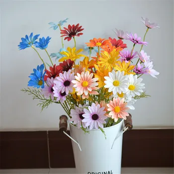 3pcs/lot 50cm Daisy Artificial Flowers Long Branch Bouquet for Home Wedding Garden Decoration DIY Bridal Silk Fake Flower 
3pcs/lot 50cm Daisy Artificial Flowers Long Branch Bouquet for Home Wedding Garden Decoration DIY Bridal Silk Fake Flower