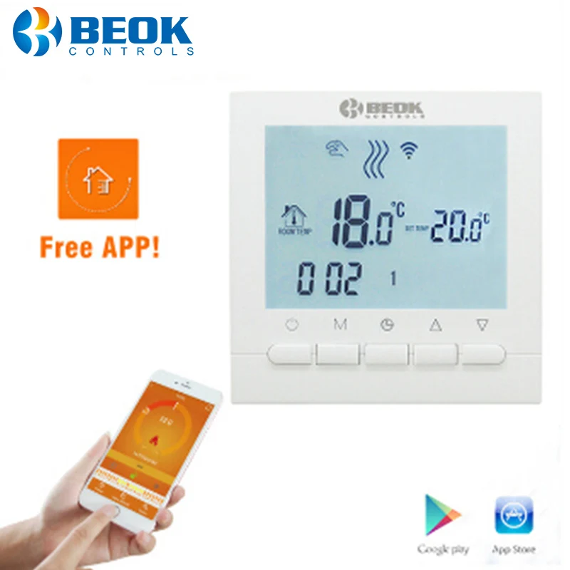 Beok TOL313 Smart Thermostat Controlled by Ios and Android Wifi Temperature Controller for Electric Underfloor Heating
Beok TOL313 Smart Thermostat Controlled by Ios and Android Wifi Temperature Controller for Electric Underfloor Heating