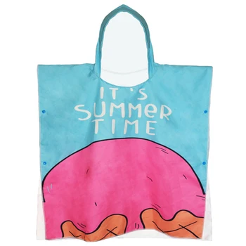 Children Beach Towel Microfiber Bathrobe Poncho Hooded Absorbent Quick Drying Easy for Changing Cloth
Children Beach Towel Microfiber Bathrobe Poncho Hooded Absorbent Quick Drying Easy for Changing Cloth