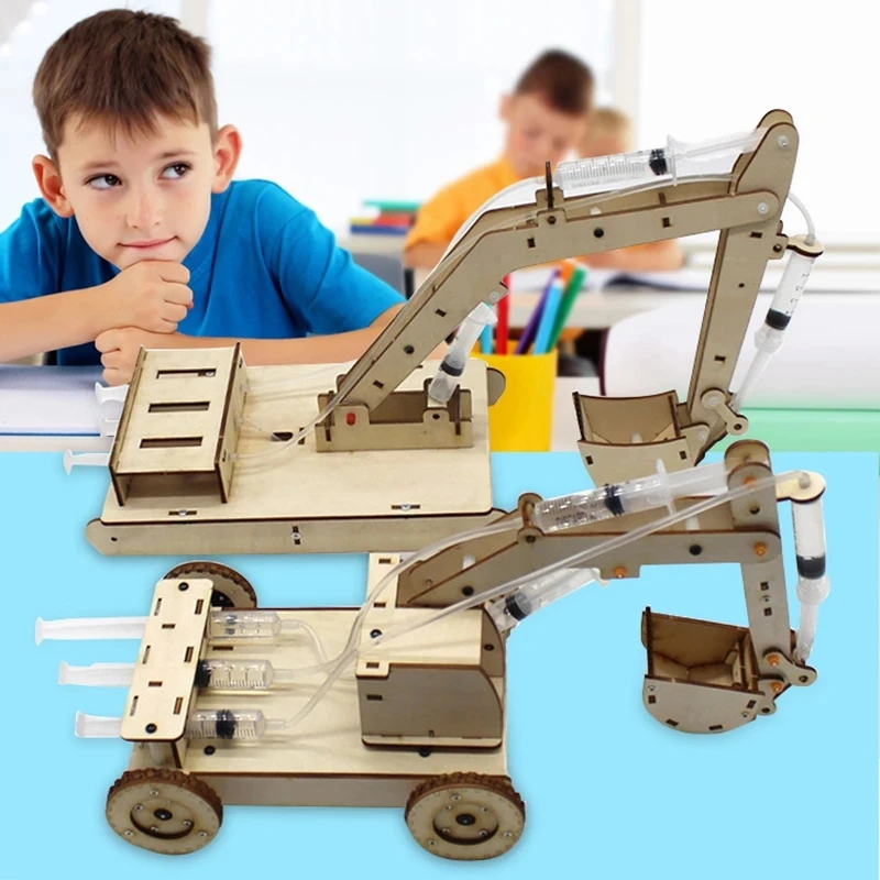 Toys for Children Educational Science Experiment Technology Toy Set DIY Hydraulic Excavator Model Puzzle Painted Kids Toys
Toys for Children Educational Science Experiment Technology Toy Set DIY Hydraulic Excavator Model Puzzle Painted Kids Toys