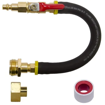 IN STOCK 2PCs Water spray connector adapter,hose, tape and O-ring Air Compressor Quick-Connect Plug Water Blow Out Fitting 
IN STOCK 2PCs Water spray connector adapter,hose, tape and O-ring Air Compressor Quick-Connect Plug Water Blow Out Fitting