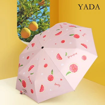 YADA Fruit Alpaca&Peach Pattern Umbrellas Rain uv Three Folding Umbrella For Women Men Windproof Anime Umbrellas Female YS200160 
YADA Fruit Alpaca&Peach Pattern Umbrellas Rain uv Three Folding Umbrella For Women Men Windproof Anime Umbrellas Female YS200160