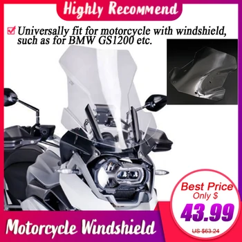Universal Motorbike Accessories Motorcycle Windshield Spoiler Windscreen Clip Wind Deflector Fit for BMW GS1200 Motor Part
Universal Motorbike Accessories Motorcycle Windshield Spoiler Windscreen Clip Wind Deflector Fit for BMW GS1200 Motor Part