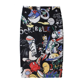 Women's Pencil Skirt Summer Graffiti 2020 New Cartoon Mouse Print High Waist Slim Skirts Girl Ladies Plus Size Female Falda
Women's Pencil Skirt Summer Graffiti 2020 New Cartoon Mouse Print High Waist Slim Skirts Girl Ladies Plus Size Female Falda