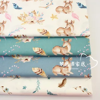 160cm*50cm Sika Deer baby kids Cotton Fabric Printed Cloth Sewing Quilting bedding apparel dress diy patchwork fabric 
160cm*50cm Sika Deer baby kids Cotton Fabric Printed Cloth Sewing Quilting bedding apparel dress diy patchwork fabric