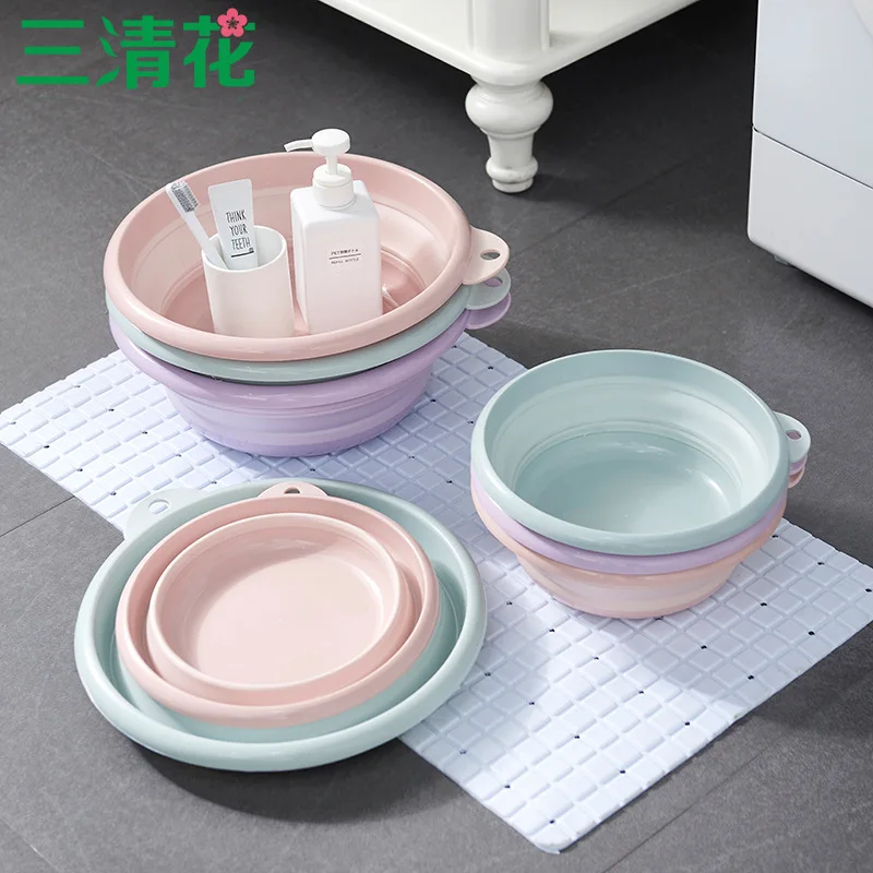 Sanqing Flower Foldable Washbasin Outdoor Portable Wash Basin Creative Extendable Children Basin
Sanqing Flower Foldable Washbasin Outdoor Portable Wash Basin Creative Extendable Children Basin
