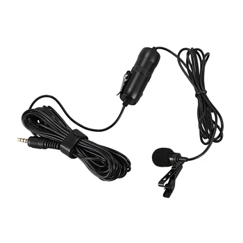 6m Wired Vlog Recording Condenser Microphone for Canon Nikon DSLR Camcorders, SuperLav Lapel Microphone Studio Microphone for iP
6m Wired Vlog Recording Condenser Microphone for Canon Nikon DSLR Camcorders, SuperLav Lapel Microphone Studio Microphone for iP