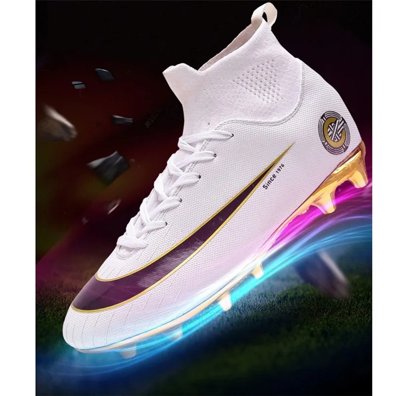 High Ankle Football Shoes Men AG Soccer Shoes Women Cleats Original Sports Traing Boots TF Futsal Outdoors Sneakers For Kids 12
High Ankle Football Shoes Men AG Soccer Shoes Women Cleats Original Sports Traing Boots TF Futsal Outdoors Sneakers For Kids 12