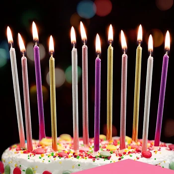 6Pcs/Set Multi Color Long Pencil Candles Cupcake Ornament Safe Flame Birthday Candle Cake Topper Wax Wedding Decorative Party
6Pcs/Set Multi Color Long Pencil Candles Cupcake Ornament Safe Flame Birthday Candle Cake Topper Wax Wedding Decorative Party