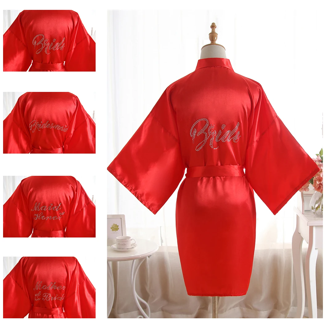 Elegant Solid Red Women Bride Wedding Robe Comfortable Soft Bathrobe Gown Summer New Short Kimono Robe Sexy Mini Sleepwear
Elegant Solid Red Women Bride Wedding Robe Comfortable Soft Bathrobe Gown Summer New Short Kimono Robe Sexy Mini Sleepwear