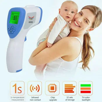 Medical Non-Contact Forehead Thermometer Temperature Gun LCD Digital Infrared Forehead Thermometer For Adult Baby 
Medical Non-Contact Forehead Thermometer Temperature Gun LCD Digital Infrared Forehead Thermometer For Adult Baby