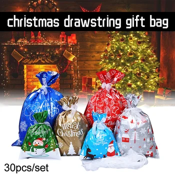 30X Drawstring Christmas Gift Bags Favor Party Bags Candy Empty Bag Xmas Wrapping Bag Decoration High Quality
30X Drawstring Christmas Gift Bags Favor Party Bags Candy Empty Bag Xmas Wrapping Bag Decoration High Quality