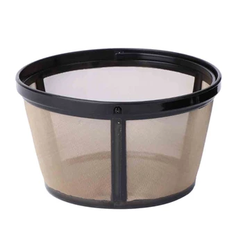 

Reusable 10-12 Cup Coffee Filter Basket-style Permanent Metal Mesh Tool BPA Free Whosale&Dropship