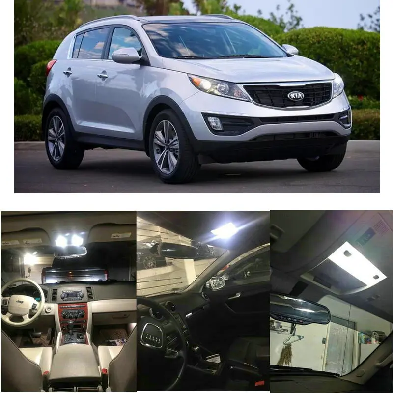 Внутренние светодиодные лампы для 2015 Kia Cadenza Forte Koup Optima Rio Rondo Sedona Sorento Soul Sportage |
