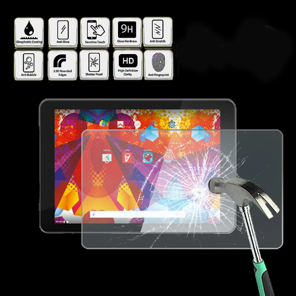 Tablet Tempered Glass Screen Protector Cover for Argos Alba 10 Inch - Anti Fingerprint Screen Film Protector Guard Cover
Tablet Tempered Glass Screen Protector Cover for Argos Alba 10 Inch - Anti Fingerprint Screen Film Protector Guard Cover